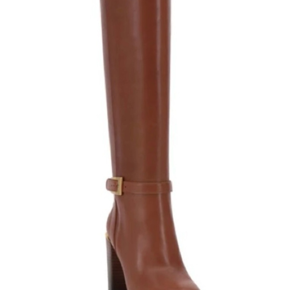 Vince Camuto Janell Knee High Tan Heeled Boots